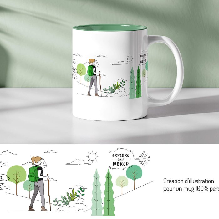 Illustration mug